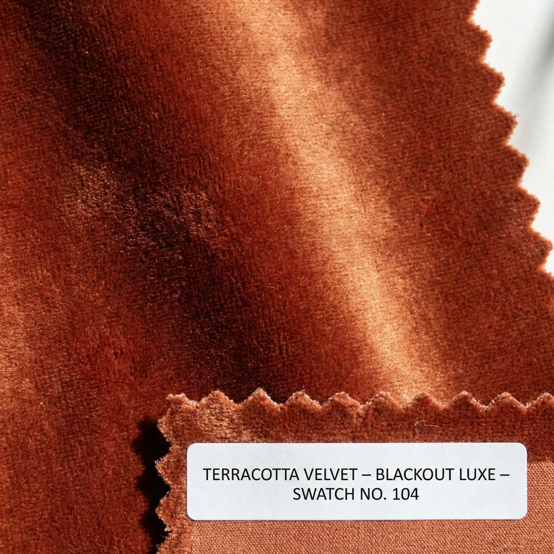 Terracotta Velvet Luxe